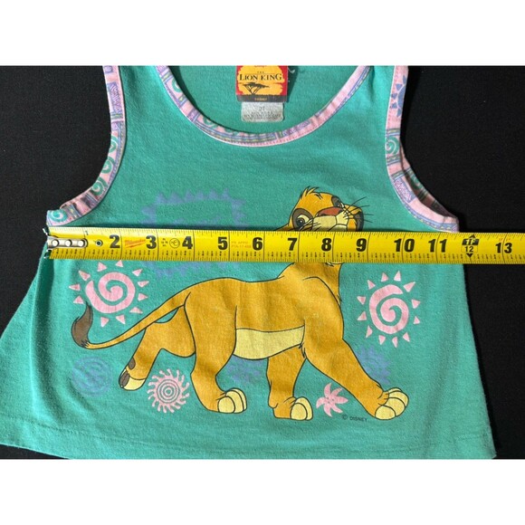 VTG 90s Disney The Lion King Simba Toddler Tank Top 3T USA Made Single Stitch - Picture 7 of 11